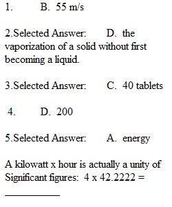 Exam I